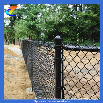 PVC de alta qualidade revestido Cadeia Link Fence